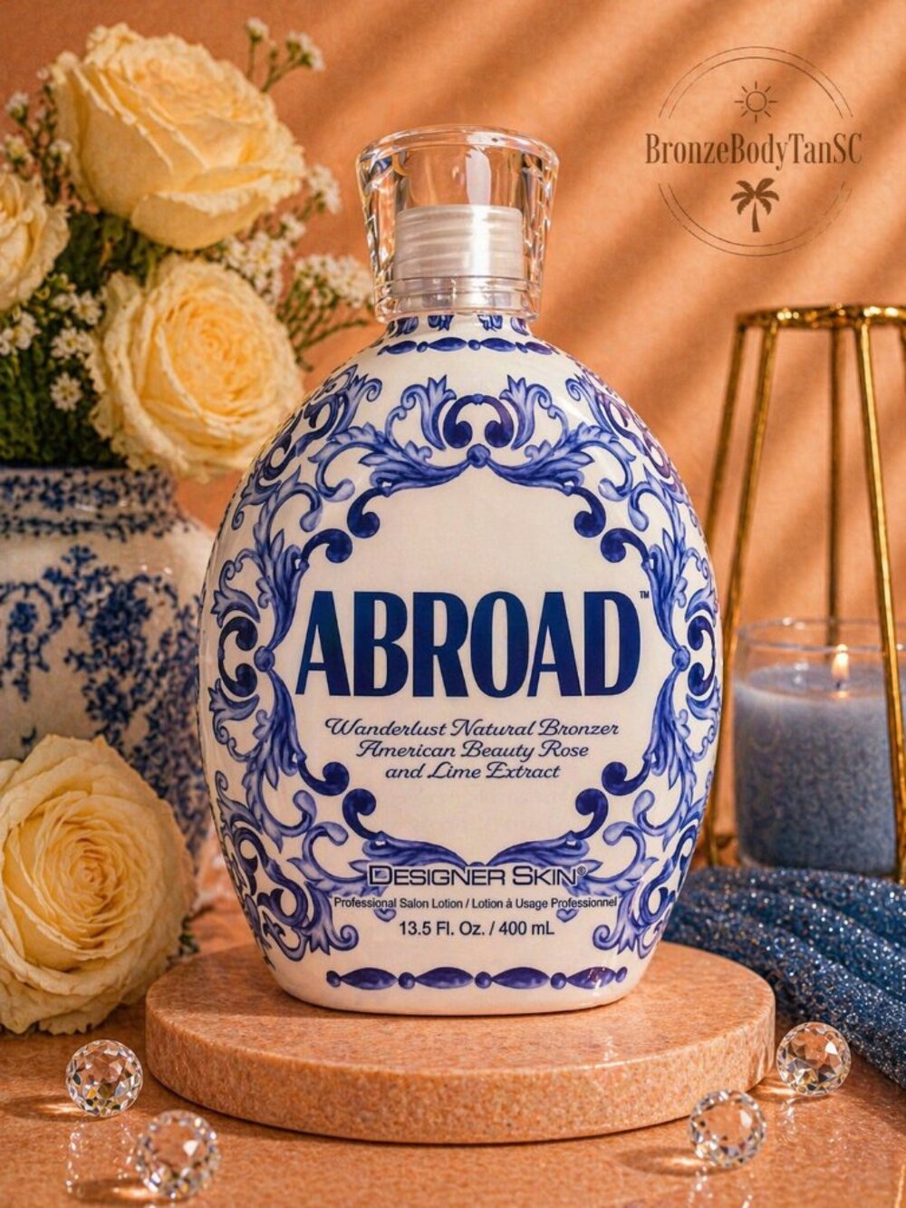 ☀️ Abroad ☀️ Designer Skin - Wanderlust Natural Bronzer Tanning Lotion 13.5oz